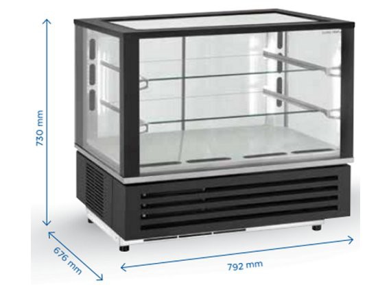 RG 800 - Espositore orizzontale refrigerato da banco